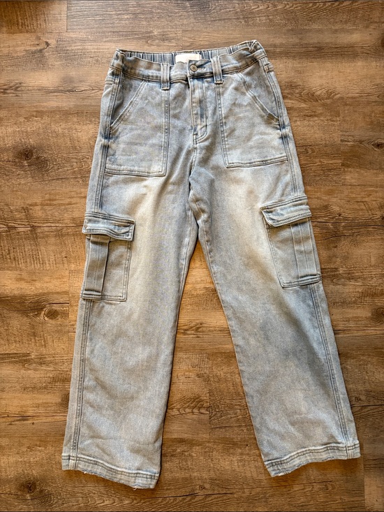 Vervet Denim - Vervet Light Wash Cargo Jeans - Straight Leg